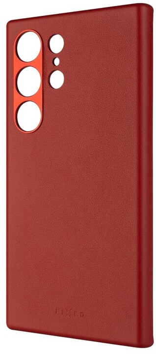 FIXED kožený zadní kryt MagLeather s podporou Magsafe pro Samsung Galaxy S24 Ultra, červená_1386331365