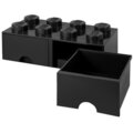 Úložný box LEGO, 2 šuplíky, velký (8), černá_1081594982
