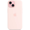 Apple Silikonový kryt s MagSafe pro iPhone 15, světle růžová_1300938782