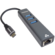 PremiumCord Adapter USB-C na Gigabit 10/100/1000Mbps + 3x USB3.0 konektor_866234471