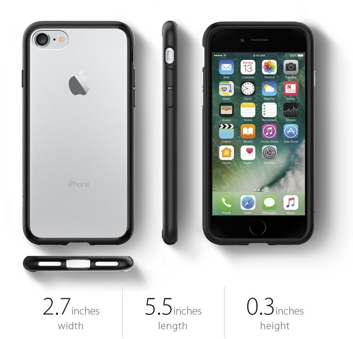 Spigen Ultra Hybrid pro iPhone 7/8, black_1166153241