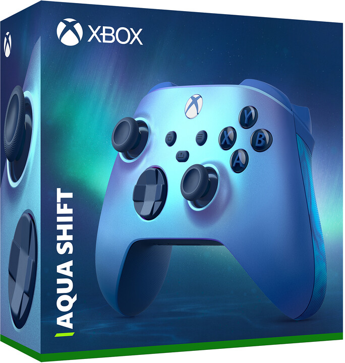 Xbox Series Bezdrátový ovladač, Aqua Shift Special Edition_887186475