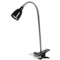 Solight LED stolní lampička, 2.5W, 3000K, clip, černá_284298699
