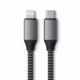 Satechi USB-C to Lightning Short Cable 25cm, šedá