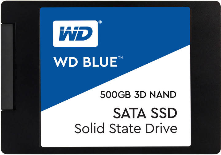 WD SSD Blue 3D NAND, 2,5" - 500GB