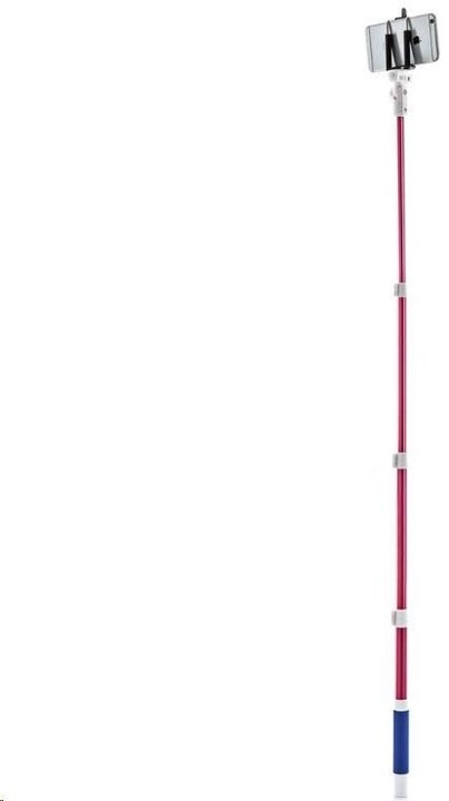 MadMan Selfie tyč MASTER BT 120 cm modro-růžová (monopod)_4246492