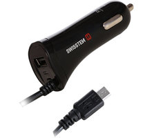 SWISSTEN autonabíječka micro USB a USB 2,4A Power_421556594