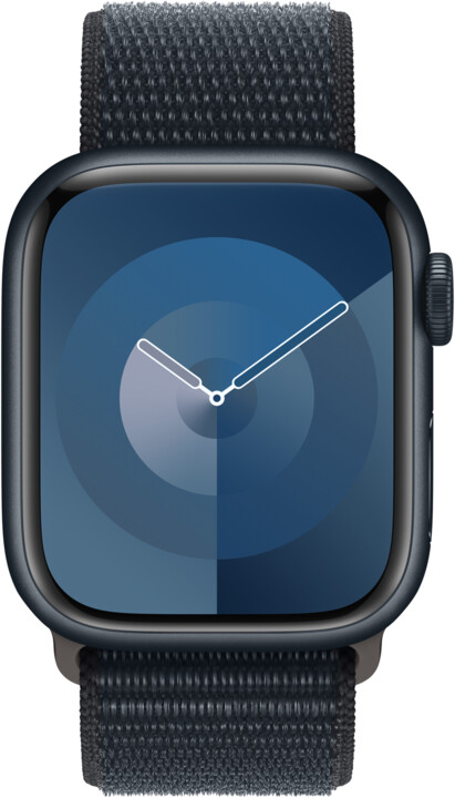 Apple Watch Series 9, 41mm, Midnight, Midnight Sport Loop_1235312004