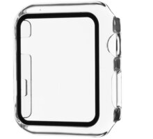FIXED Ochranné pouzdro Pure s temperovaným sklem pro Apple Watch 44mm, čirá_1520420122