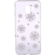 EPICO Pružný plastový kryt pro Samsung Galaxy J6 (2018) SNOWFLAKES, bílá