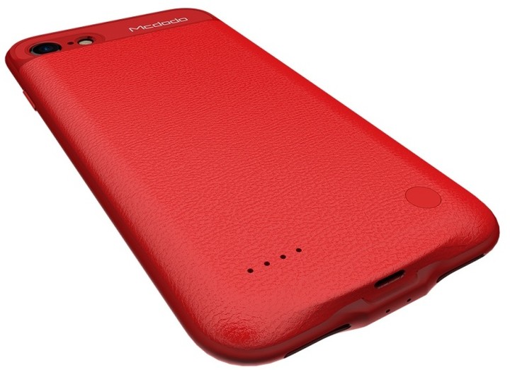 Mcdodo zadní kryt s baterií 3650mAh pro Apple iPhone 7 Plus, červená_263111409