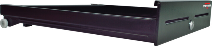 Virtuos pokladní zásuvka S-410 - s kabelem, pořadač 4/8, 24V, matná černá_2030689916