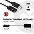 Club3D DisplayPort 1.1 na HDMI 1.4 VR (Virtual Reality), pasivní adaptér, 20cm_219585557