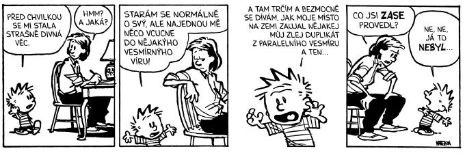 Komiks Calvin a Hobbes: Vědecký pokrok dělá „žbuch“, 6.díl_1211592580