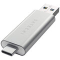 Satechi Aluminum Type-C USB 30, Micro/SD Card Reader, stříbrná_809757497