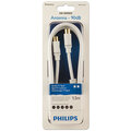 Philips kabel COAX typu Pal M-F, protiskluzová rukojeť, 1,5m, bílá_1292691312