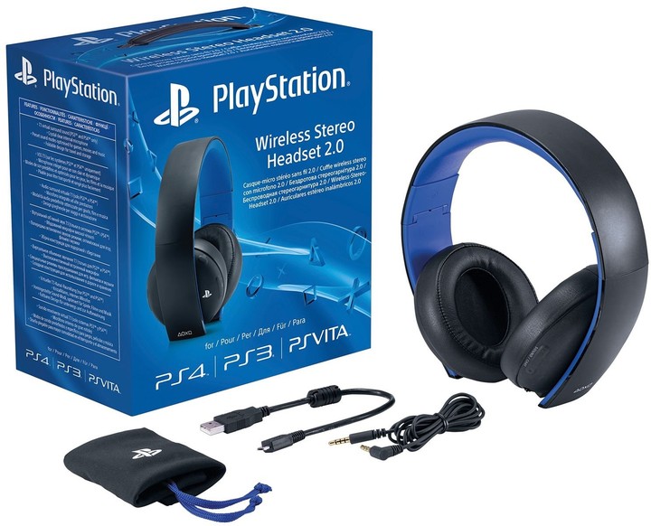 PlayStation - Wireless Stereo Headset 2.0, černá_1775850292