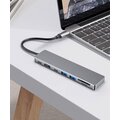 FIXED USB-C hliníkový hub 7v1, PD, 2x USB 3.0, HDMI, USB-C, čtečka SD karet, šedá_774962574