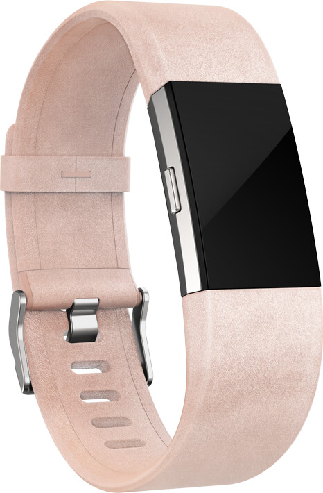 Google Fitbit Charge 2 Accessory Band kožený L, růžová_591929826