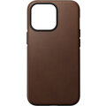 Nomad kožený zadní kryt MagSafe Rugged pro Apple iPhone 13 Pro, hnědá_365868567