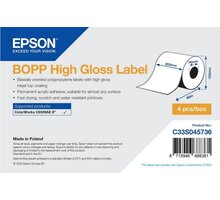Epson ColorWorks role pro pokladní tiskárny, BOPP HIGH GLOSS, 203mmx68m C33S045736