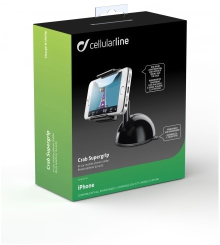 CellularLine univerzální držák s přísavkou Crab pro mobilní telefony a smartphony, flexibilní rameno_470165528