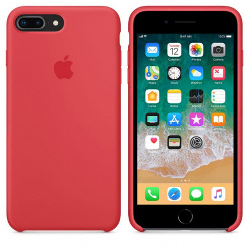 Apple silikonový kryt na iPhone 8 Plus / 7 Plus, malinově červená_1047844060