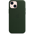 Apple kožený kryt s MagSafe pro iPhone 13 mini, sekvojově zelená_1528722089