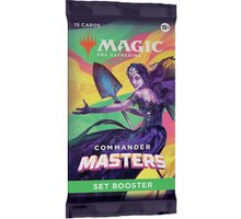 Karetní hra Magic: The Gathering Commander Masters Set Booster (15 karet) 0195166216799