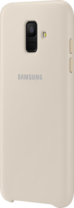 Samsung A6 dvouvrstvý ochranný zadní kryt, zlatá_656376698