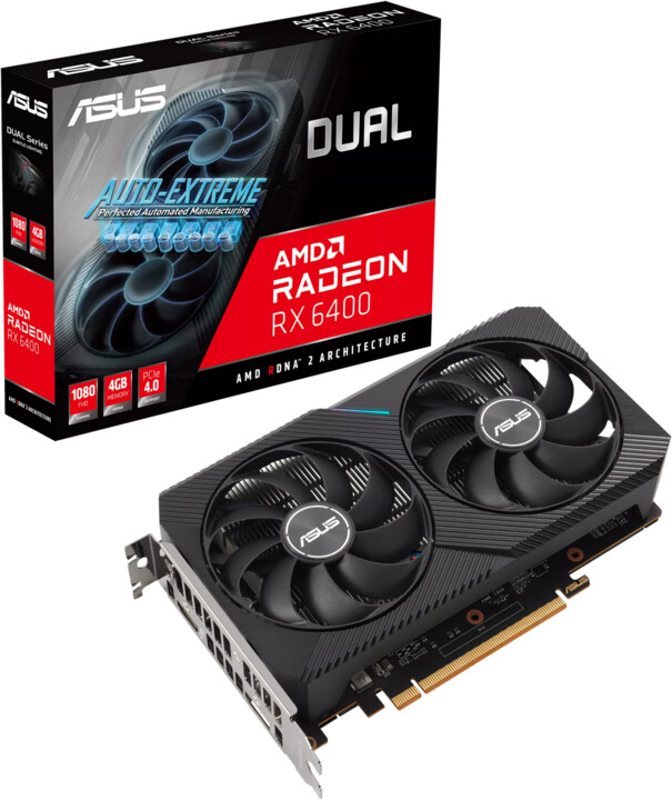 ASUS AMD Radeon™ DUAL-RX6400-4G, 4GB GDDR6_702452351