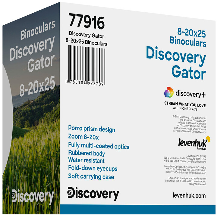 Discovery Gator 8-20x25 Binoculars, modrá_1612324186