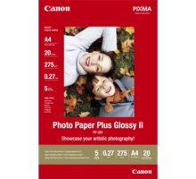 Canon Foto papír Plus Glossy II PP-201, A4, 20 ks, 275g/m2, lesklý