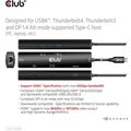 Club3D hub USB-C, 6-in-1 Hub s HDMI 8K60Hz/4K120Hz, 2xUSB-A, RJ45 a 2xUSB-C, 1xData, 1xPD 3.0_56137610