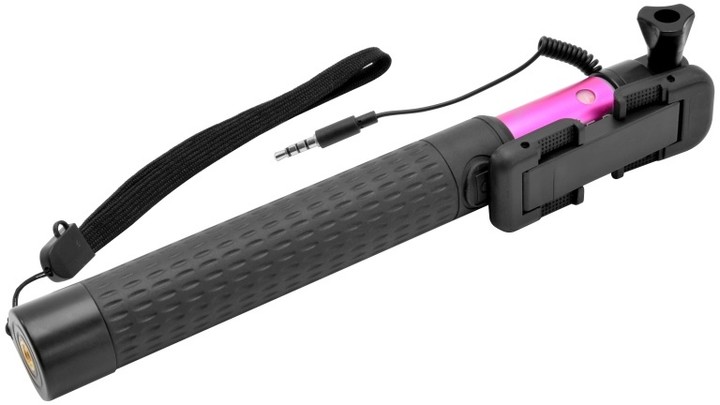 FIXED selfie tyč, teleskopická, růžová_85126015