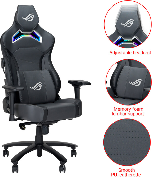 ASUS ROG Chariot X, šedá_864016250