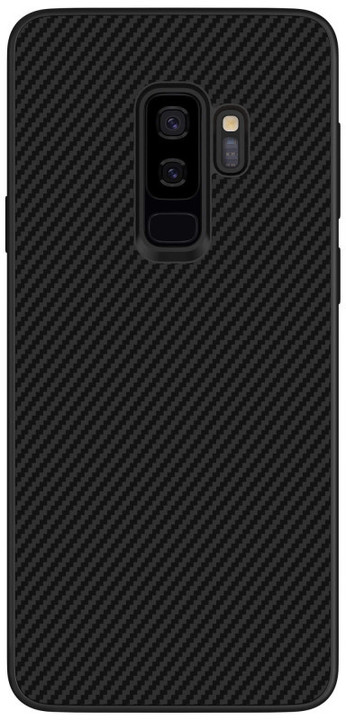 Nillkin Synthetic Fiber ochranný zadní kryt pro Samsung G965 Galaxy S9 Plus, Carbon Black_235601594