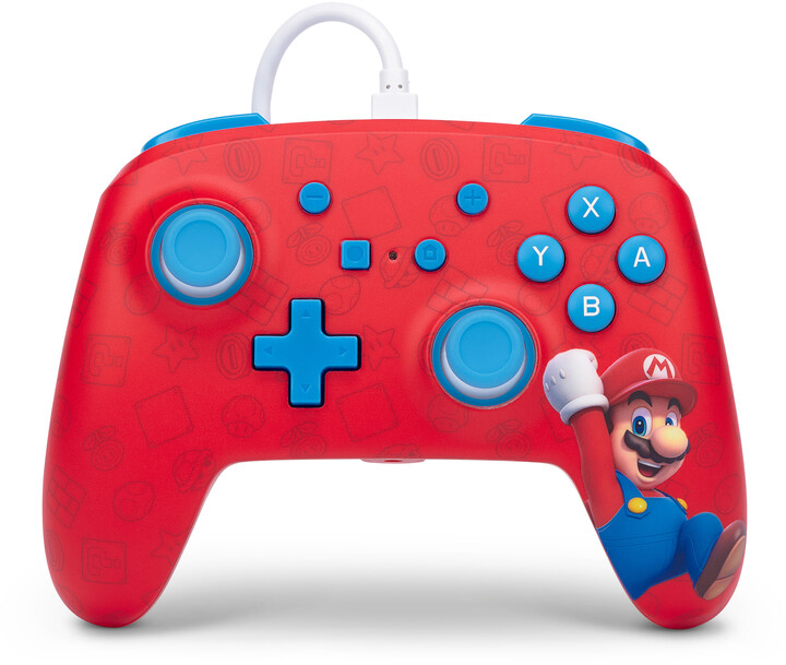 PowerA Enhanced Wired Controller, Woo-hoo! Mario (SWITCH)_1448574084