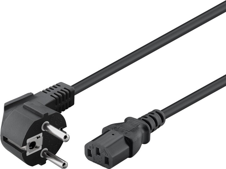 PremiumCord kabel síťový 230V k počítači 0.5m_422950479