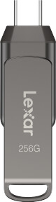 Lexar JumpDrive D400 Dual - 256GB, šedá_1669329837