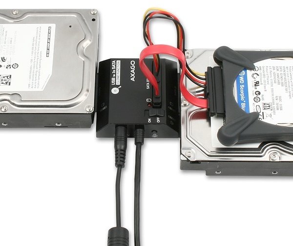 AXAGON USB2.0 - 3x SATA HDD CLONE adapter vč. AC_18362058