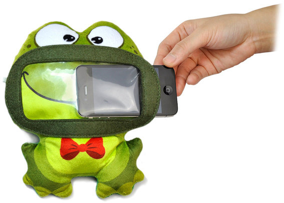 Wise Pet ochranný a zábavný dětský obal pro Smartphone - mini Frog_1820828283