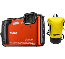 Nikon Coolpix W300, oranžová - Holiday kit_1453322668