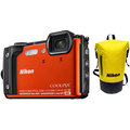 Nikon Coolpix W300, oranžová - Holiday kit