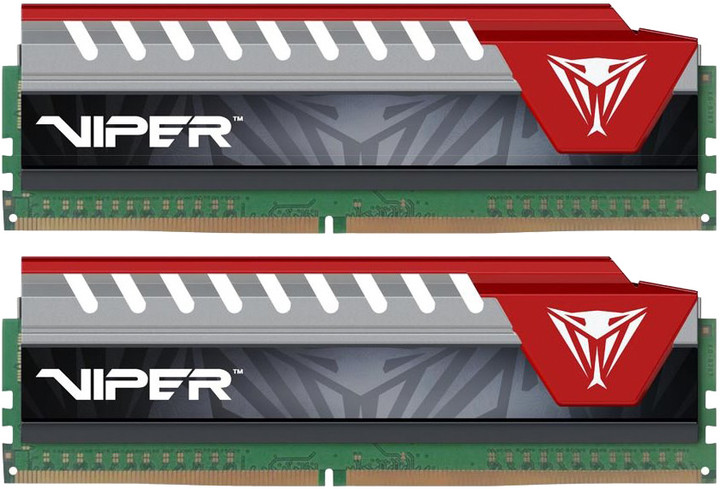 Patriot Viper Elite red 8GB (2x4GB) DDR4 2400, červená_1215463756