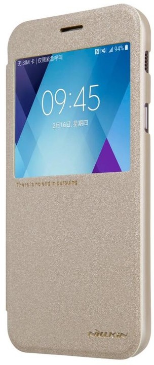Nillkin Sparkle S-View pouzdro pro Samsung A520 Galaxy A5 2017 - zlaté_1078238159