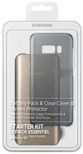 Samsung Kit (Battery Pack+ClearCover) pro S8 Black_952970117