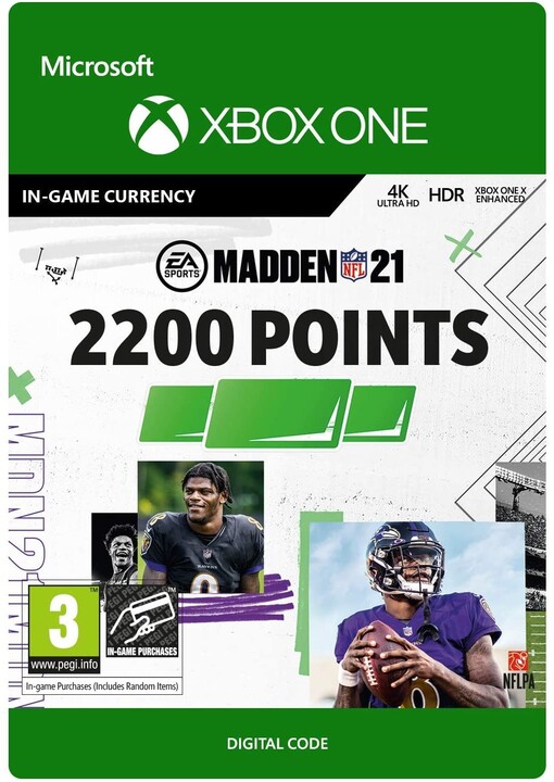 Madden NFL 22 - 2200 Madden Points (Xbox) - elektronicky_408242078