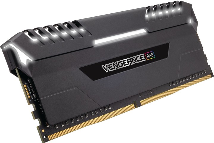 Corsair Vengeance RGB LED 128GB (8x16GB) DDR4 3200 CL16, černá_835808001