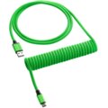 CableMod Classic Coiled Cable, USB-C/USB-A, 1,5m, Viper Green_658025458